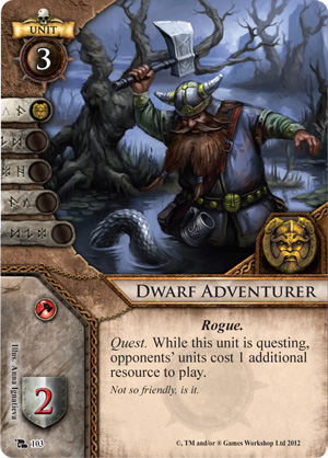 Dwarf Adventurer Card